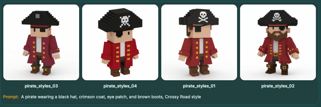 Crossy Road Style example 2